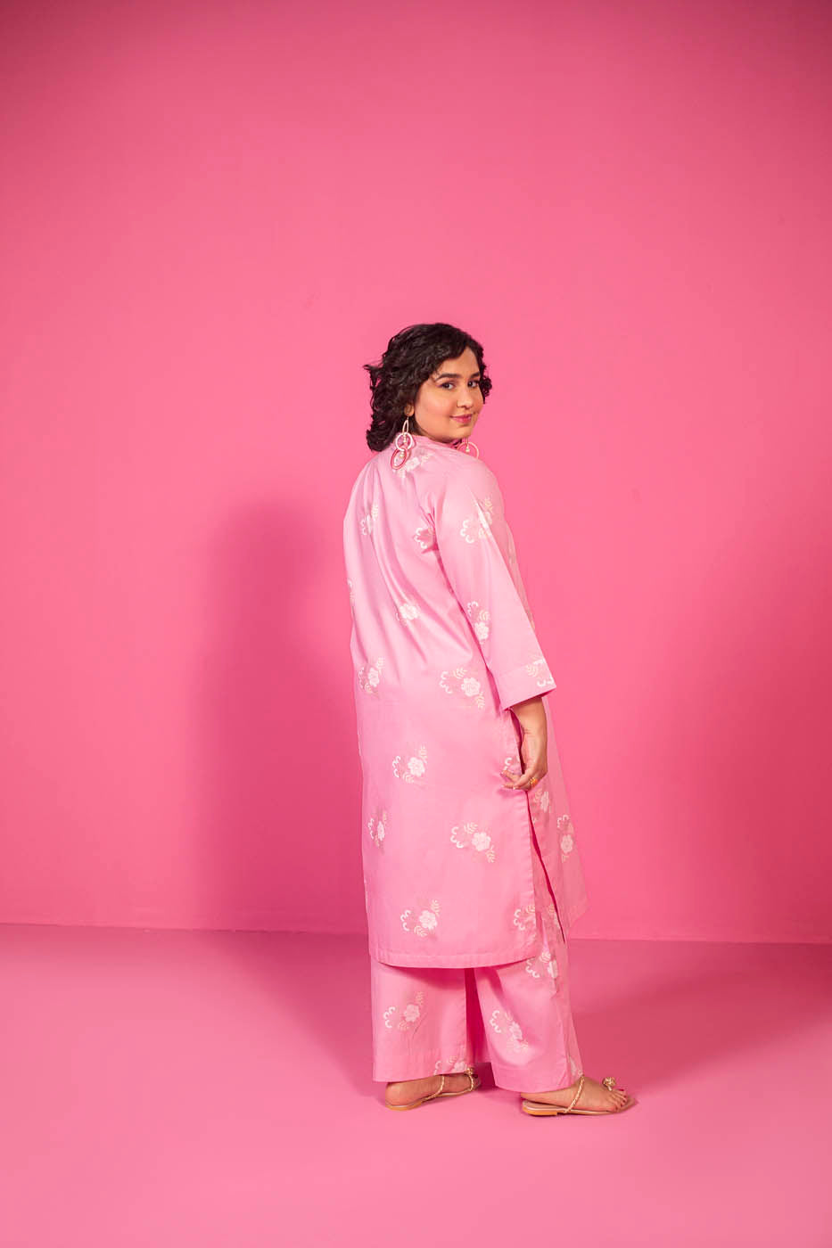 2 Pc Printed Cambric Outfit
