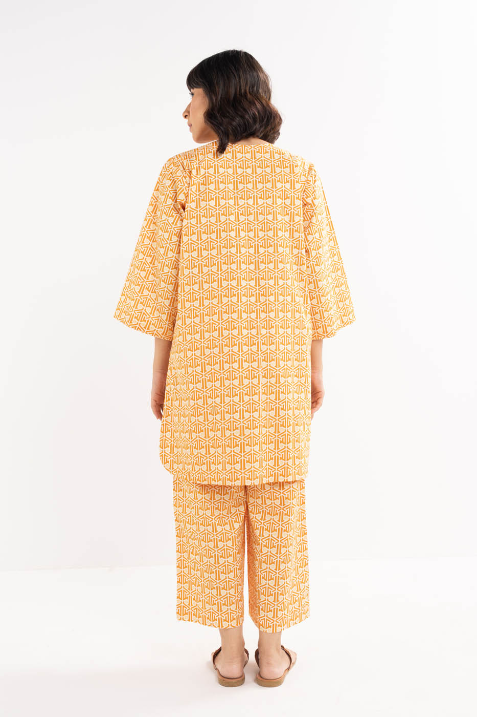2 Pc Printed Cambric Outfit