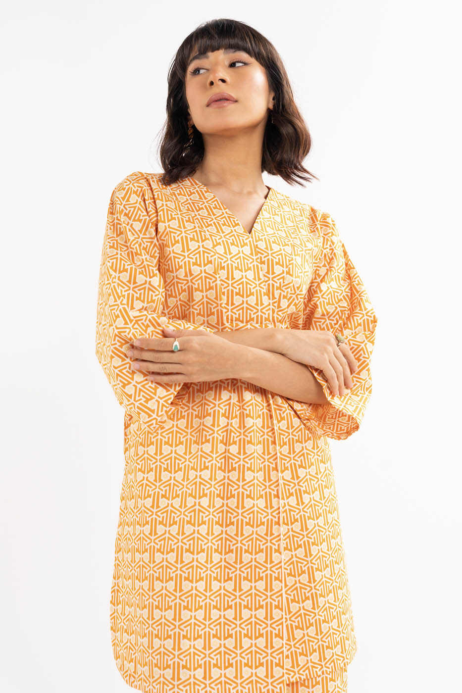 2 Pc Printed Cambric Outfit