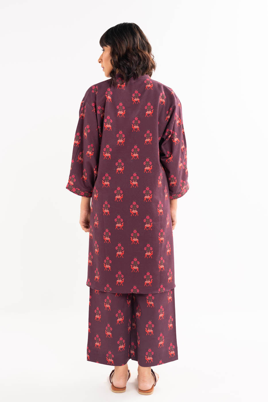 2 Pc Printed Khaddar Outfit