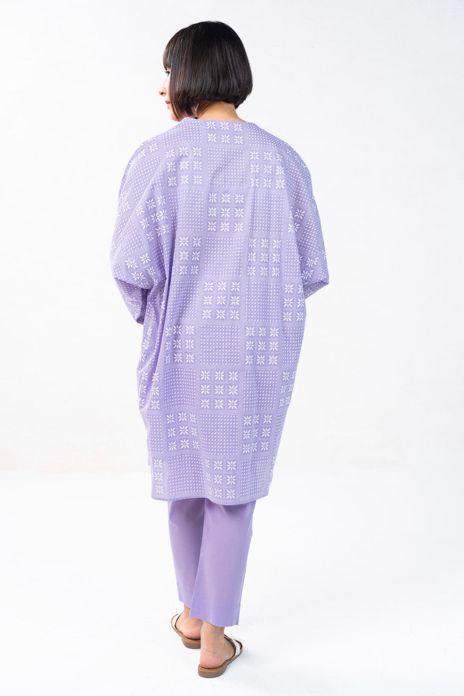 2 Pc Printed Cambric Outfit