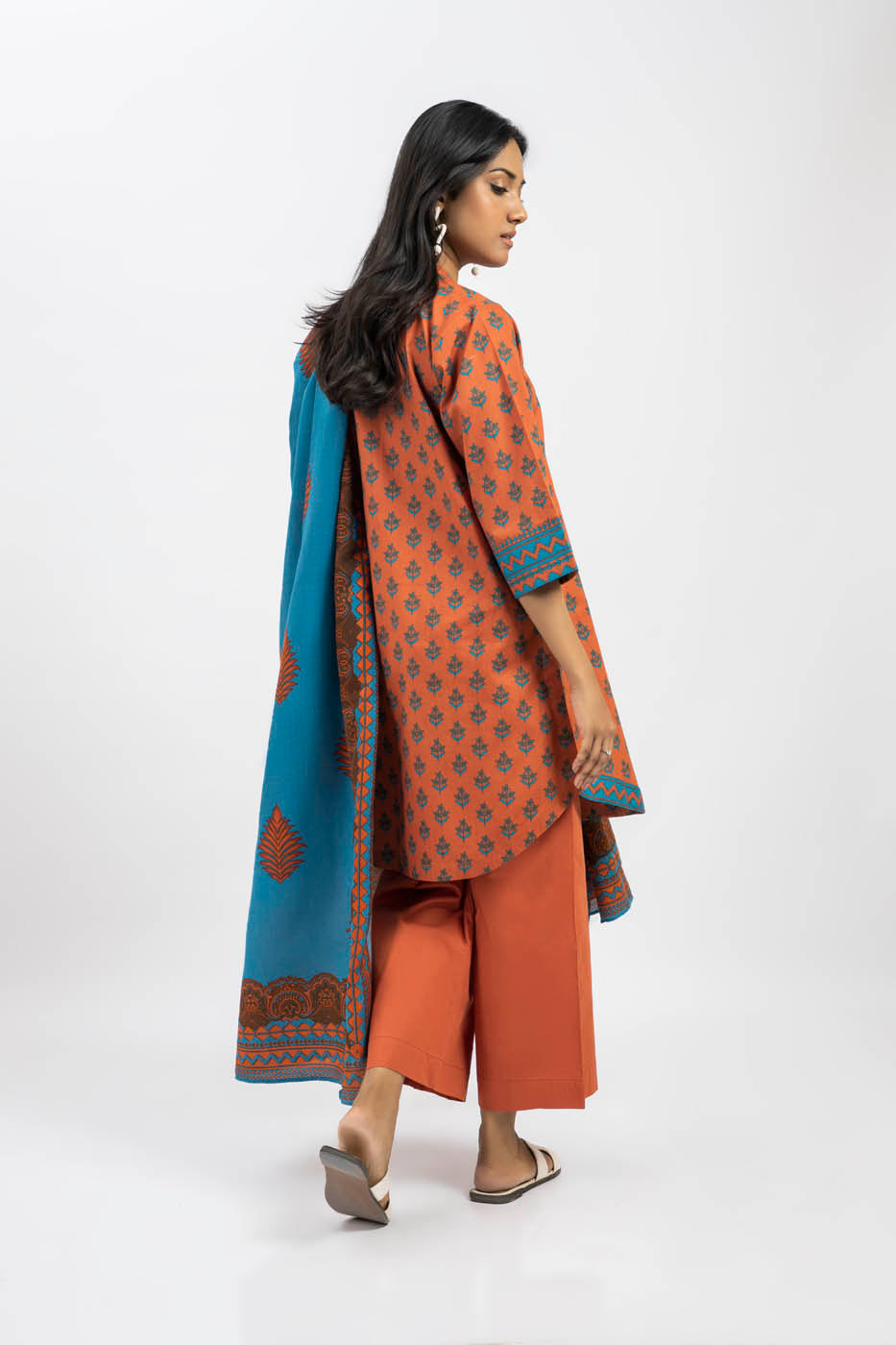 3 Pc Printed Cambric Outfit