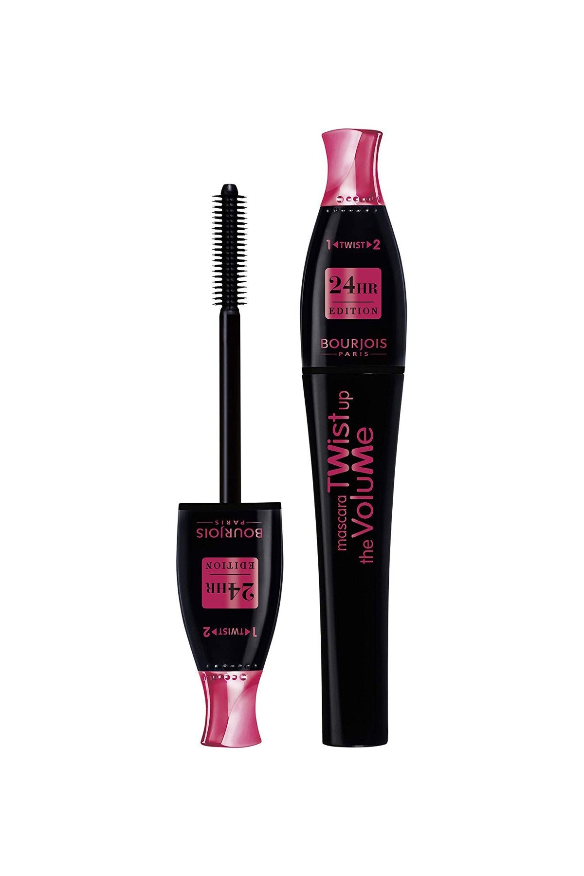 Bourjois Twist Up The Volume 24HR. Mascara 23 Black. 8 ml - 0.27 fl oz