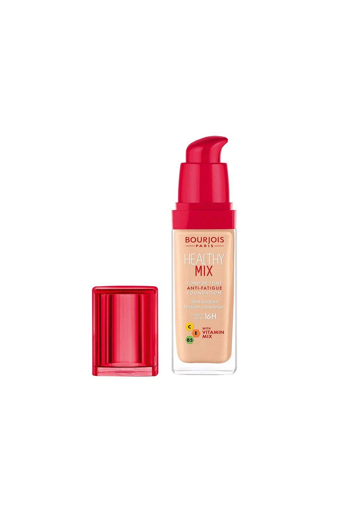 Bourjois Healthy Mix Anti-Fatigue Foundation 52.5 Rose beige, 30 ml - 1.0 fl oz