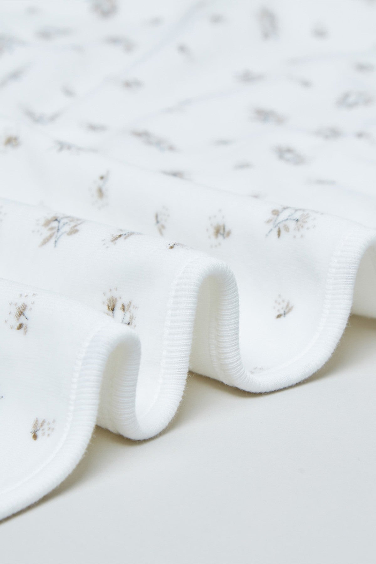 Floral Printed Receiving Blanket - 84x84 cms