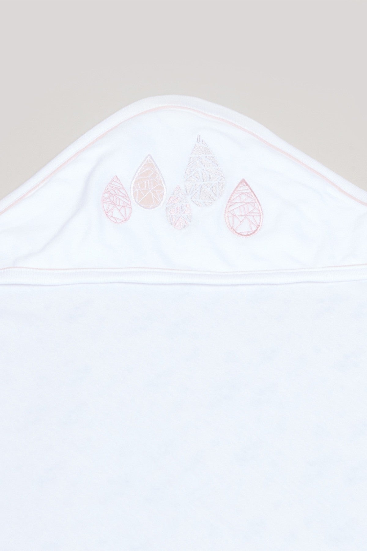 Printed Receiving Blanket with Hood - 81x81 cms