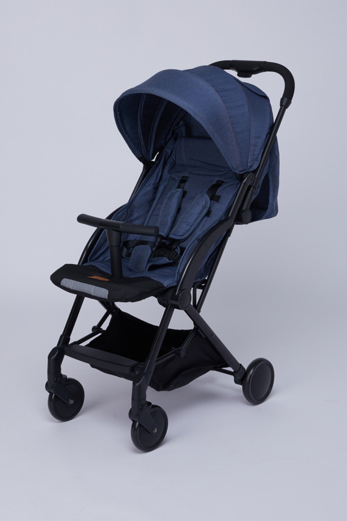 Porter Baby Denim Stroller with Swivel Wheels
