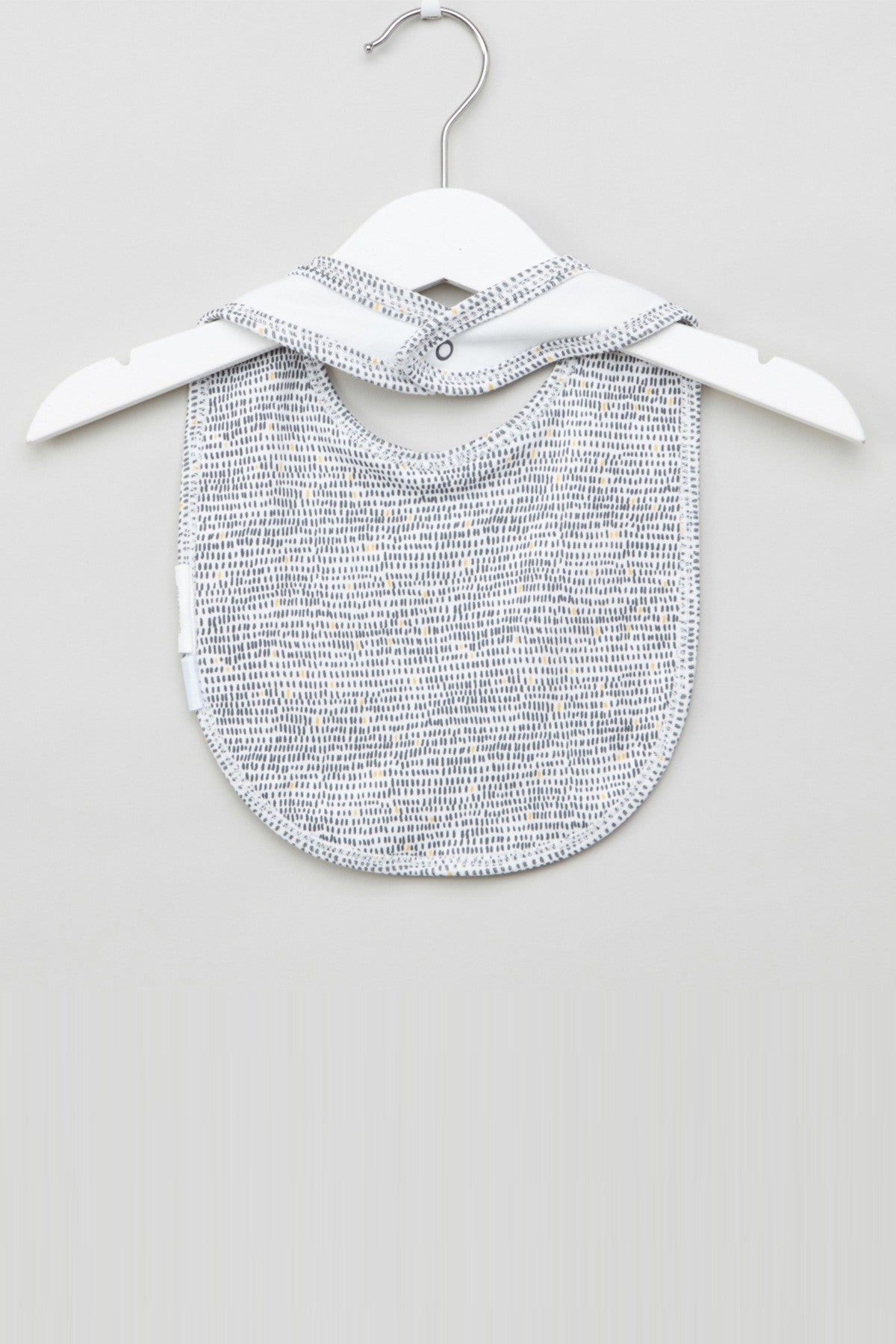Printed Bib with Press Button Closure