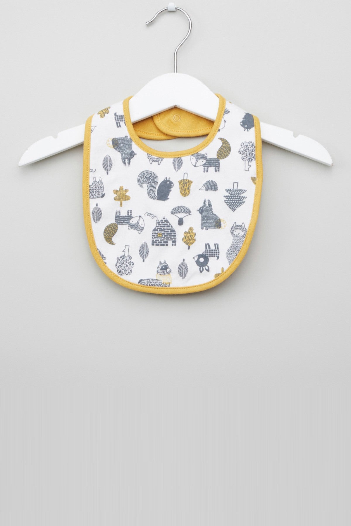 Printed Bib with Hook and Loop Closure
