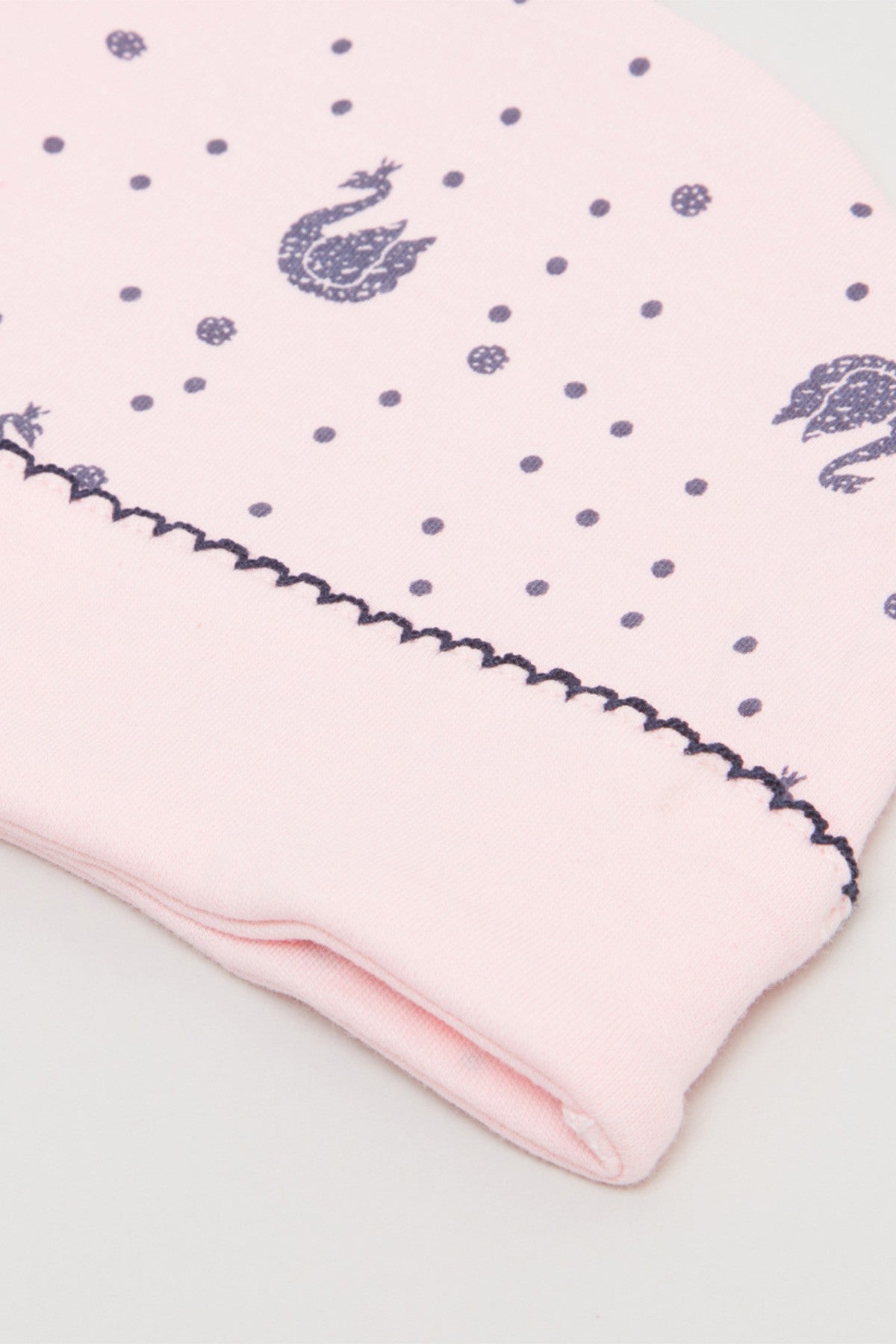 Swan Printed Beanie Cap