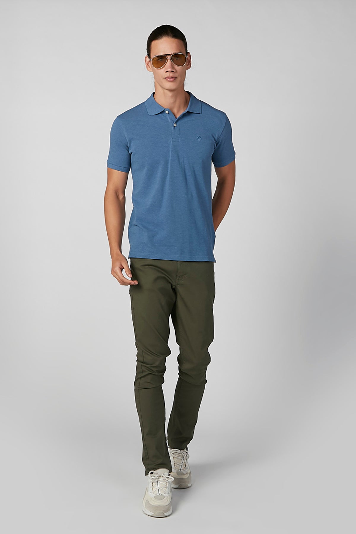 Skinny Fit Full Length Jeans with Pockets