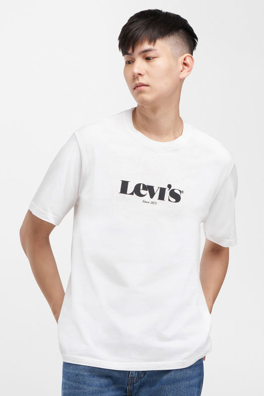 Ss Relaxed Fit Tee Mv Ssnl Logo White Gr