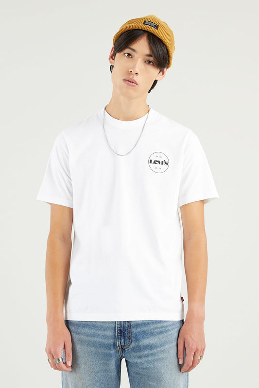 Ss Relaxed Fit Tee Ssnl Mv Logo 2 White