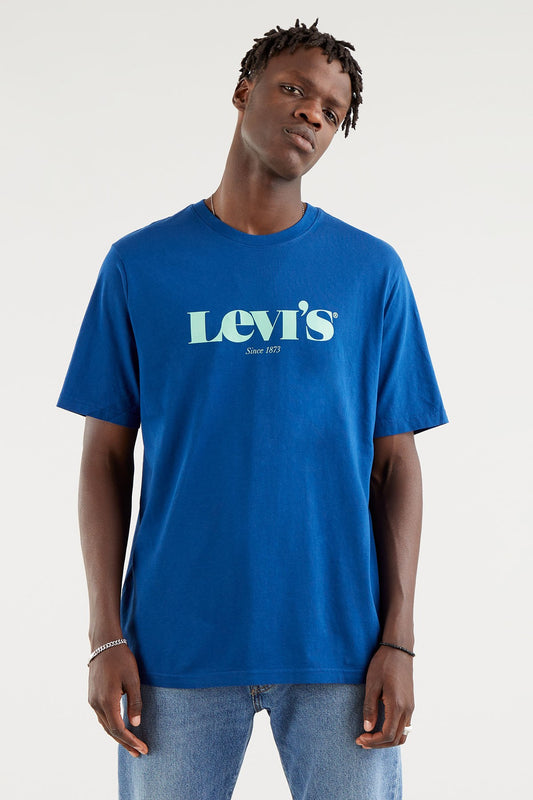 Ss Relaxed Fit Tee Ssnl Logo Mv Navy Peo