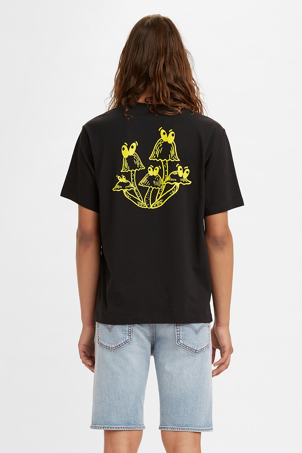 Ss Relaxed Fit Tee Ssnl Positive Msg Caviar