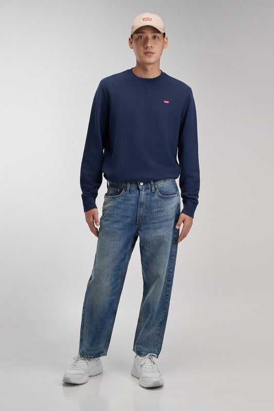 Stay Loose Denim Crop Long Shank Hook