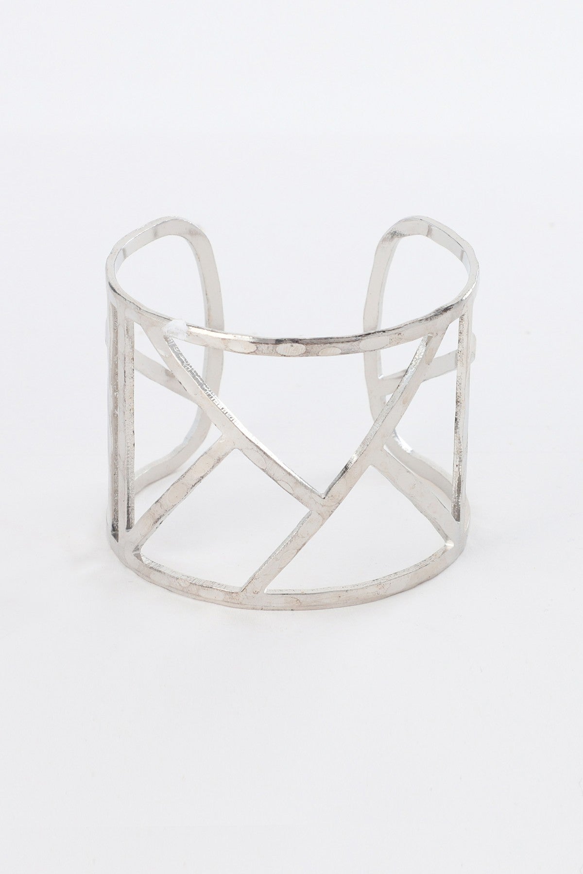 Geometrical Wide Cuff Bracelet
