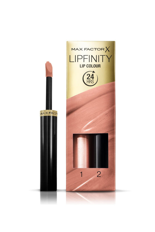 Lipfinity Lip Colour Lipstick, 2-step Long Lasting, 006 Always Delicate, 2.3 ml + 1.9 g