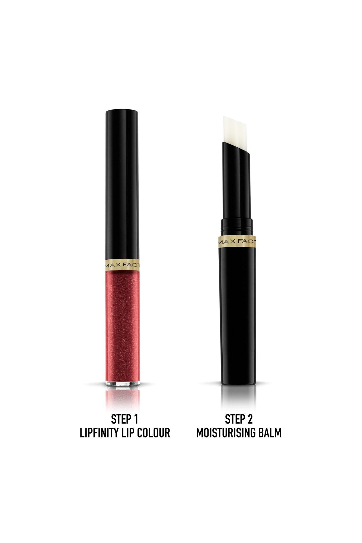Lipfinity Lip Colour Lipstick, 2-step Long Lasting, 110 Passionate, 2.3 ml + 1.9 g