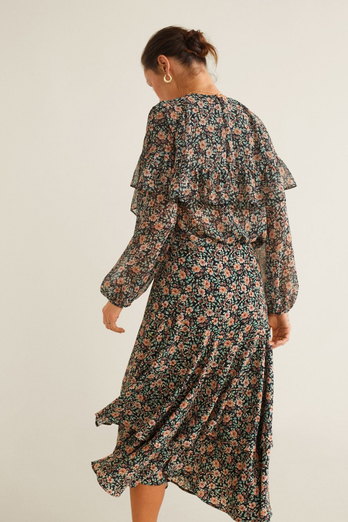 Floral Print Skirt