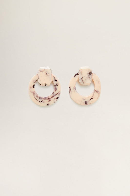 Resin Pendant Earrings