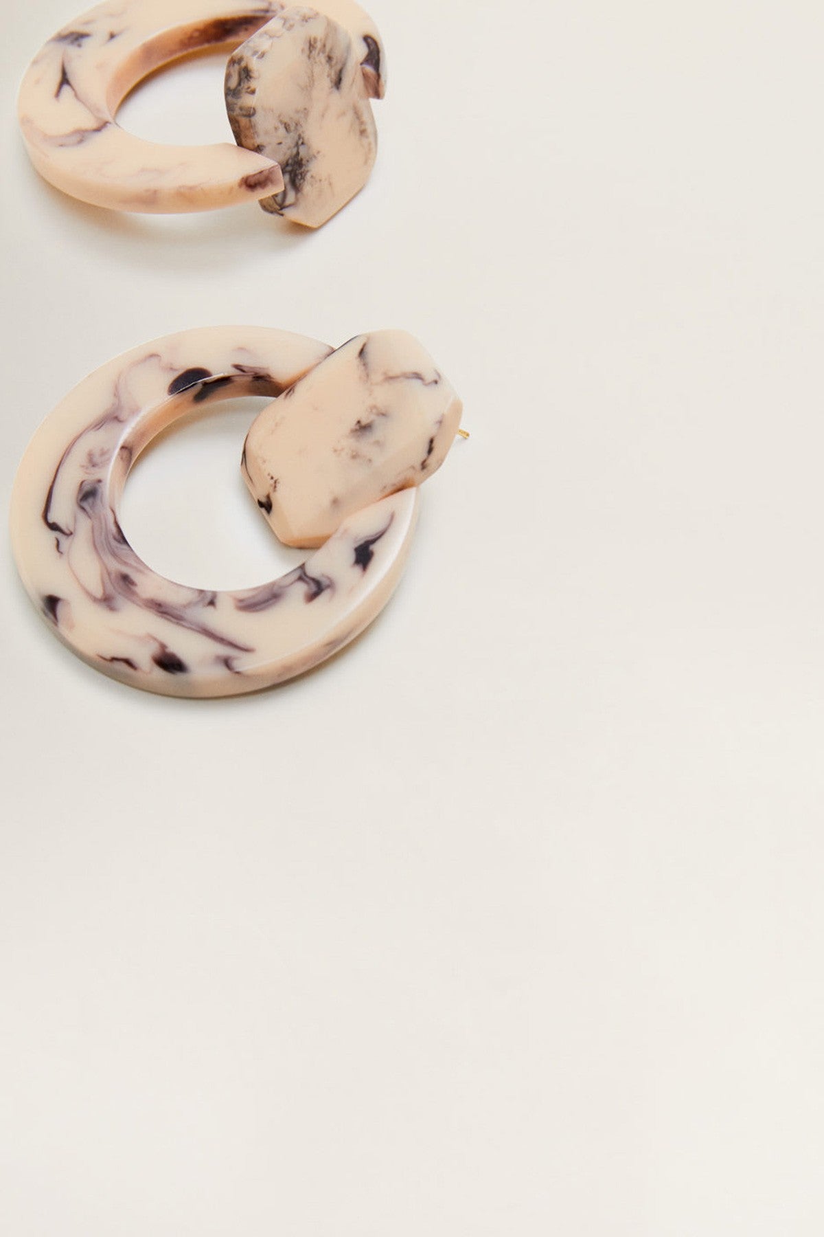 Resin Pendant Earrings