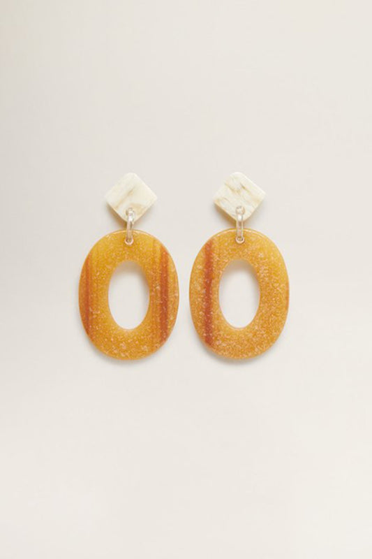 Resin Geometric Earrings