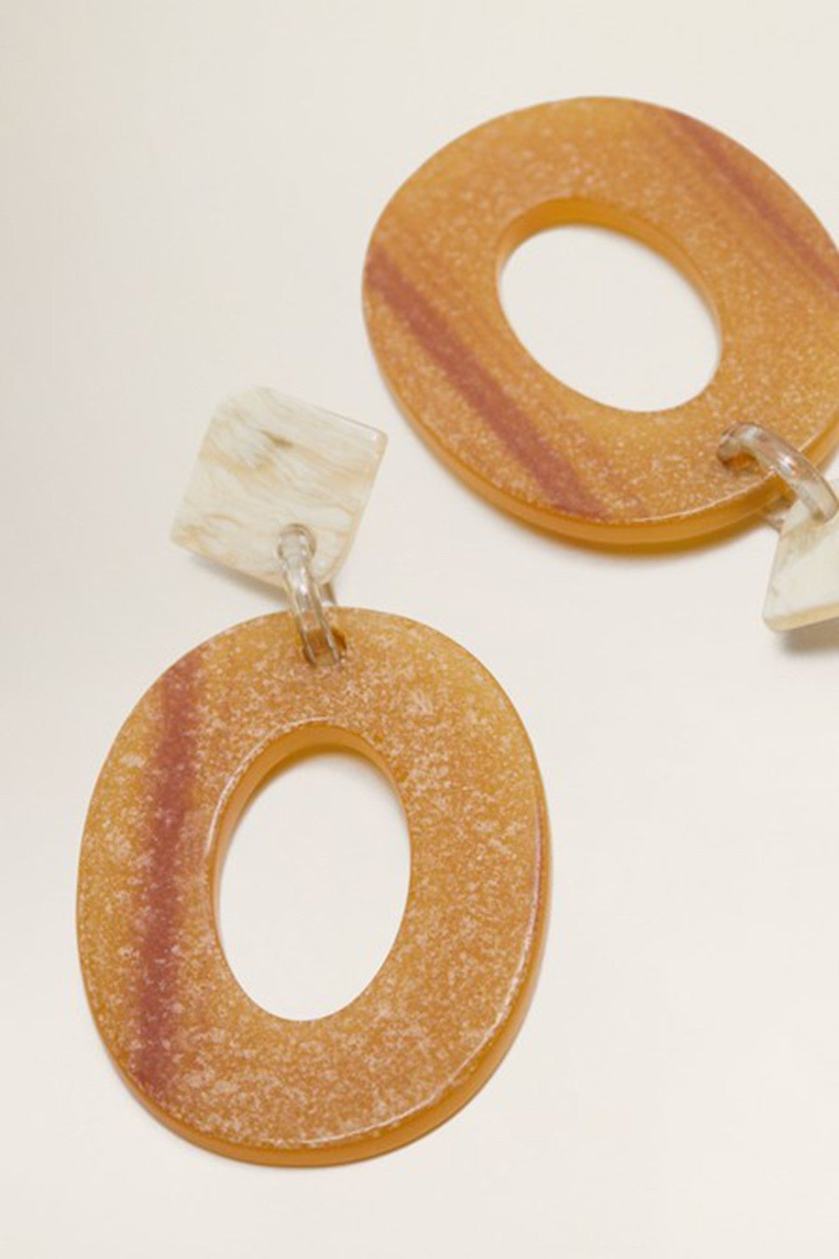 Resin Geometric Earrings