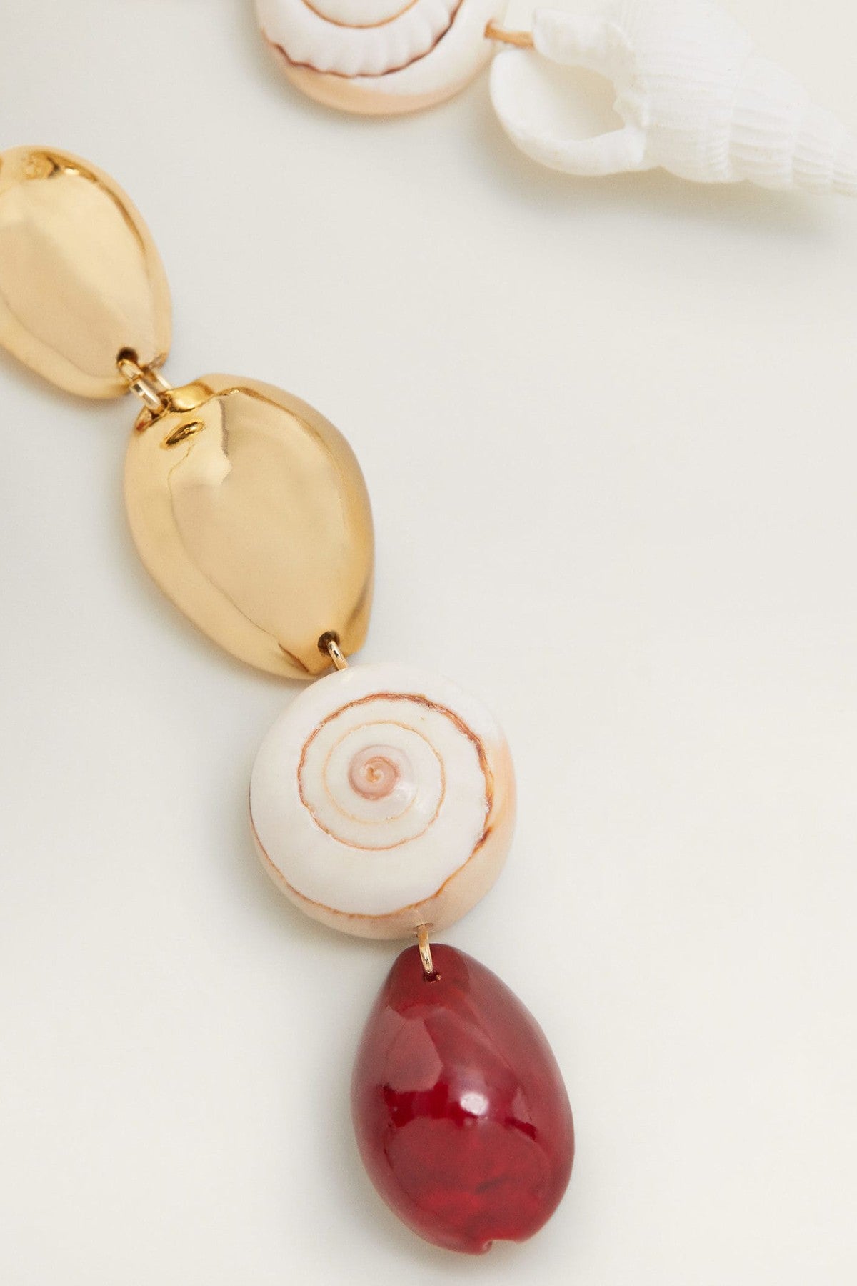Shell Pendant Earrings