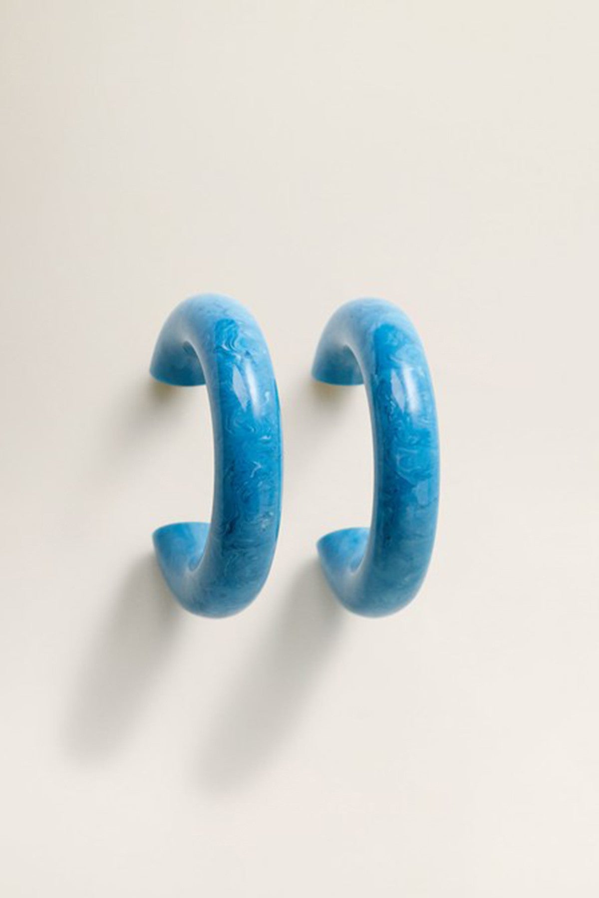 Resin Hoop Earrings
