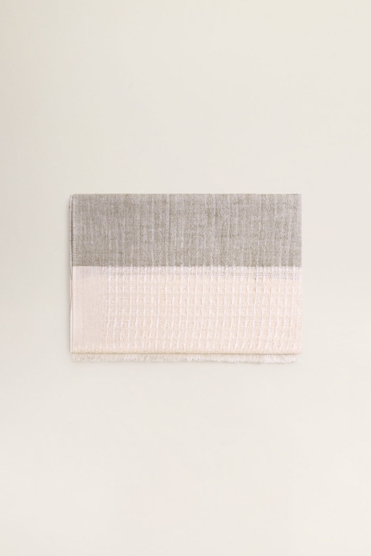 Boy's Check Bicolor Scarf