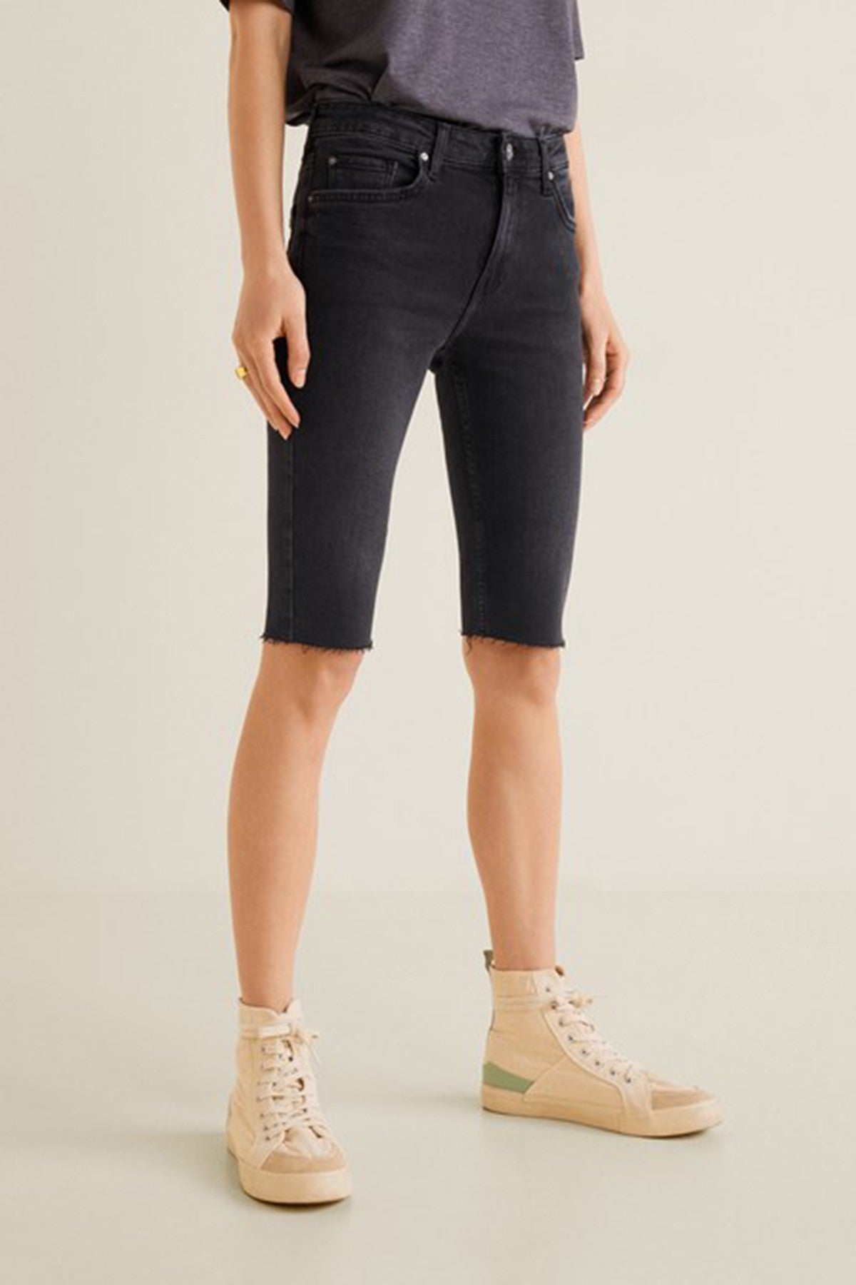 Cyclist Denim Bermuda Shorts