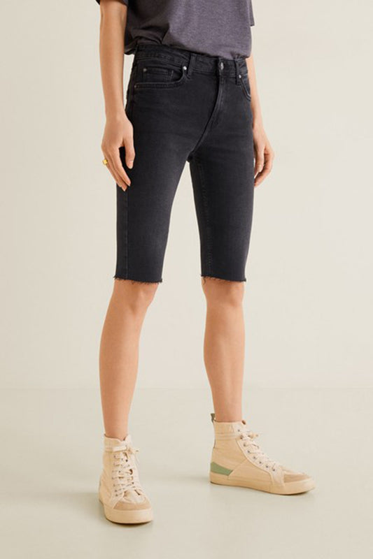 Cyclist Denim Bermuda Shorts