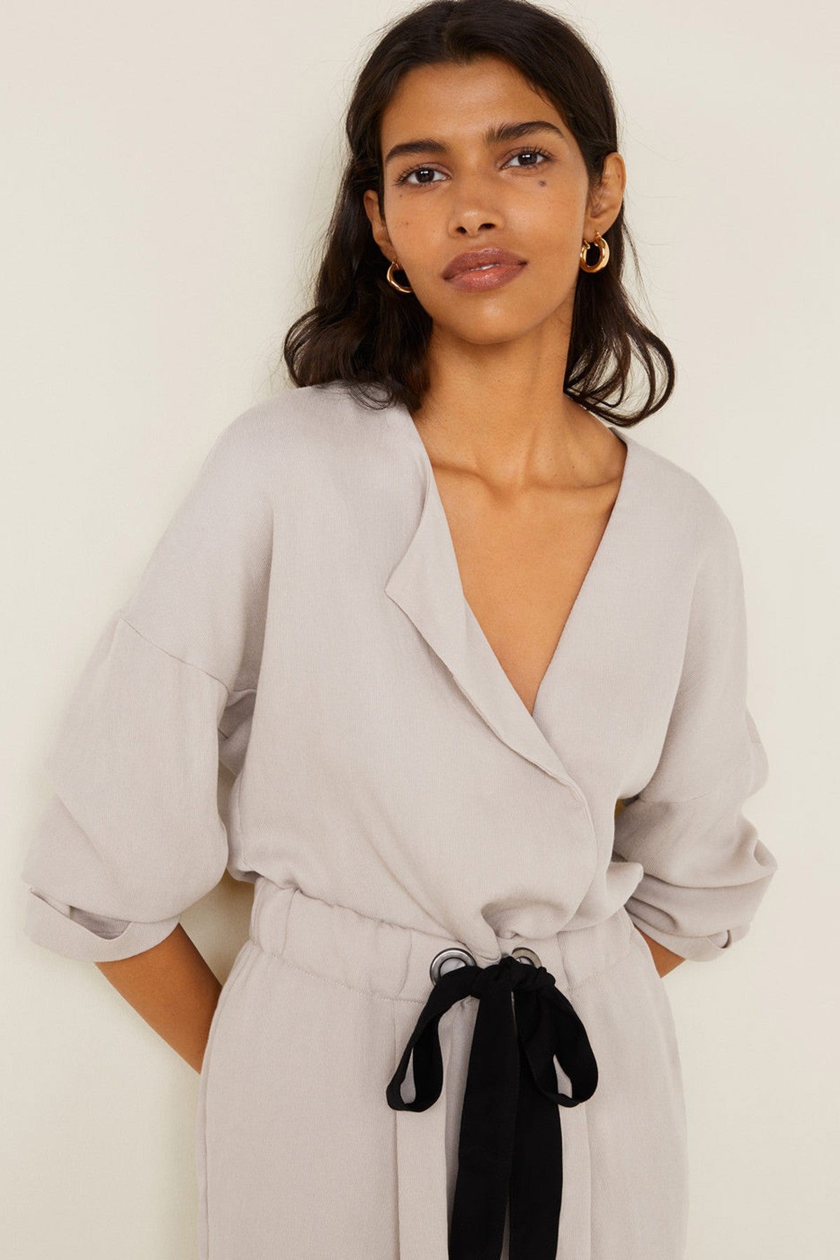 Wrap Long Jumpsuit