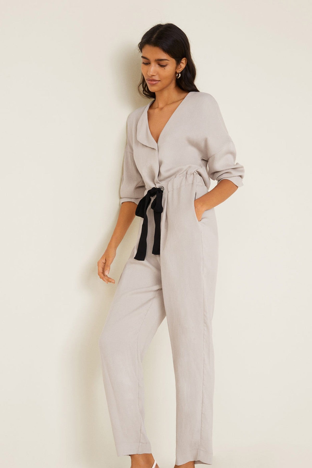 Wrap Long Jumpsuit