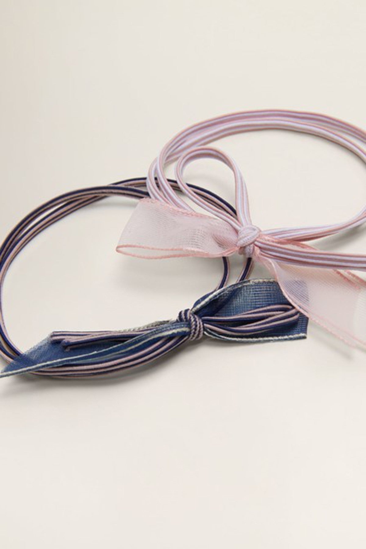 Girl's Bow Hair Tie 2 Set