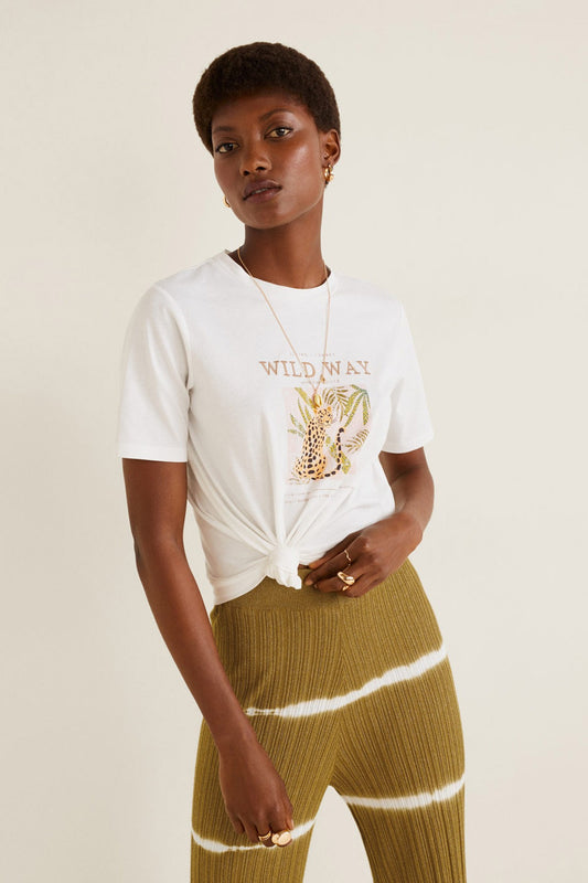 Cotton printed t-shirt