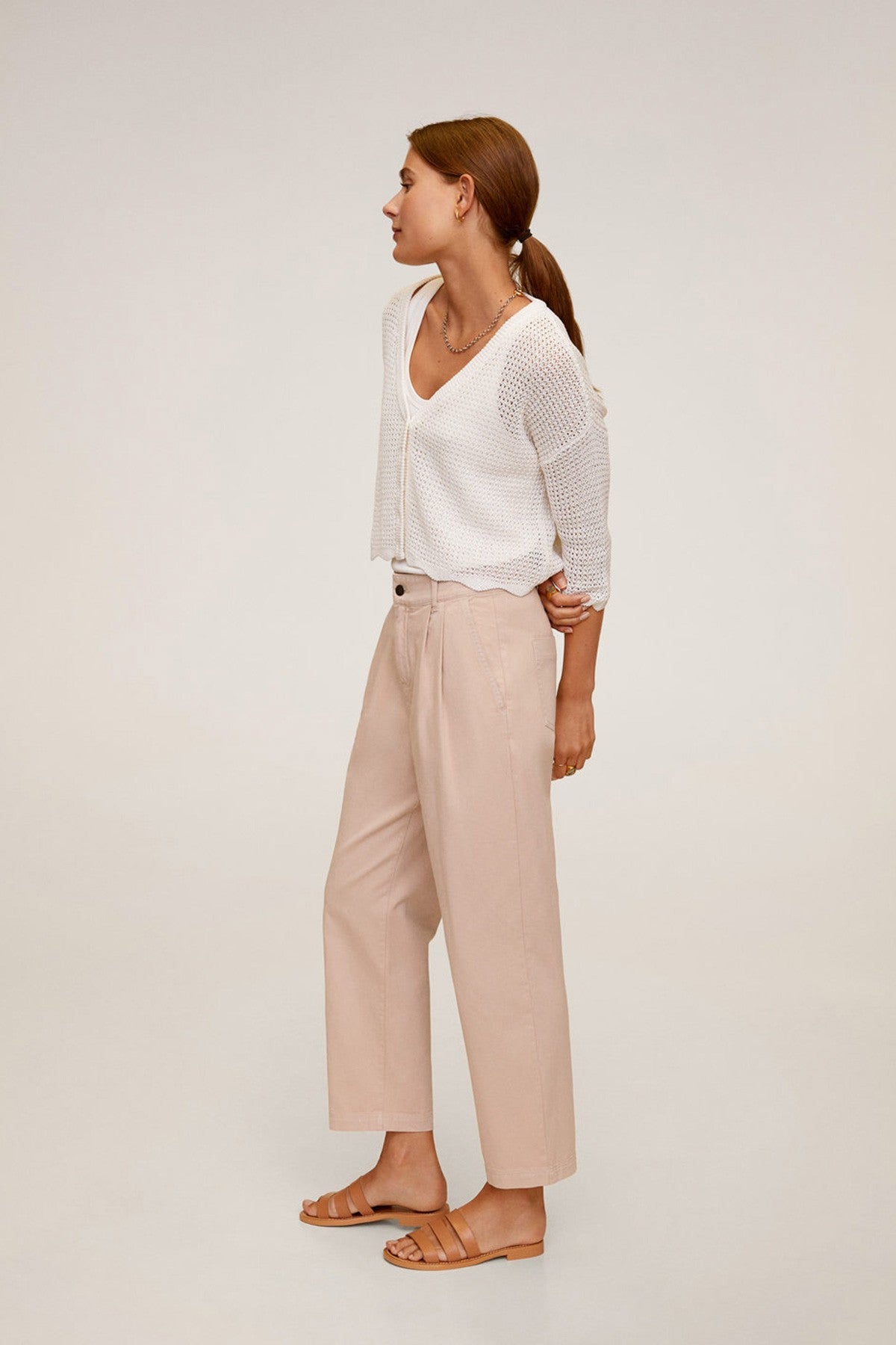 Relaxed Cotton Trousers