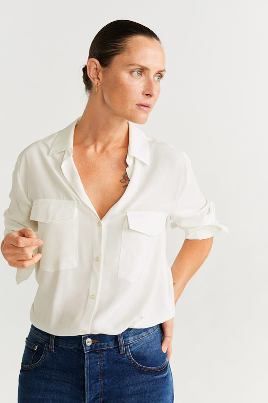 Patch Pocketed Shirt