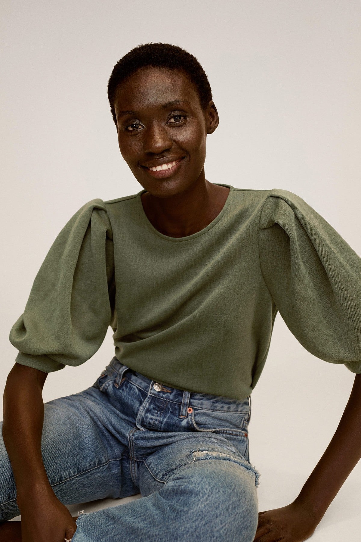 Puffed Sleeves T-Shirt