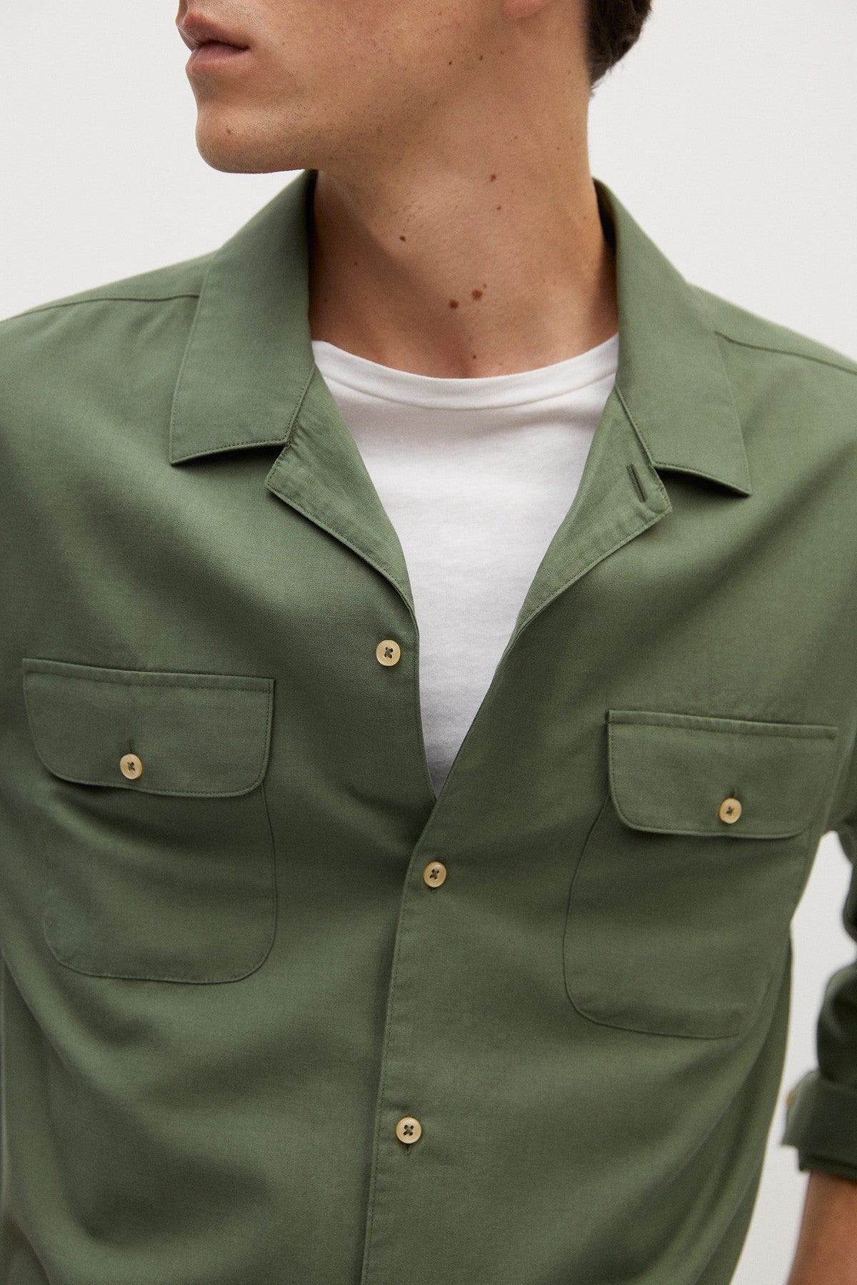 Regular Fit Lyocell Cotton Shirt