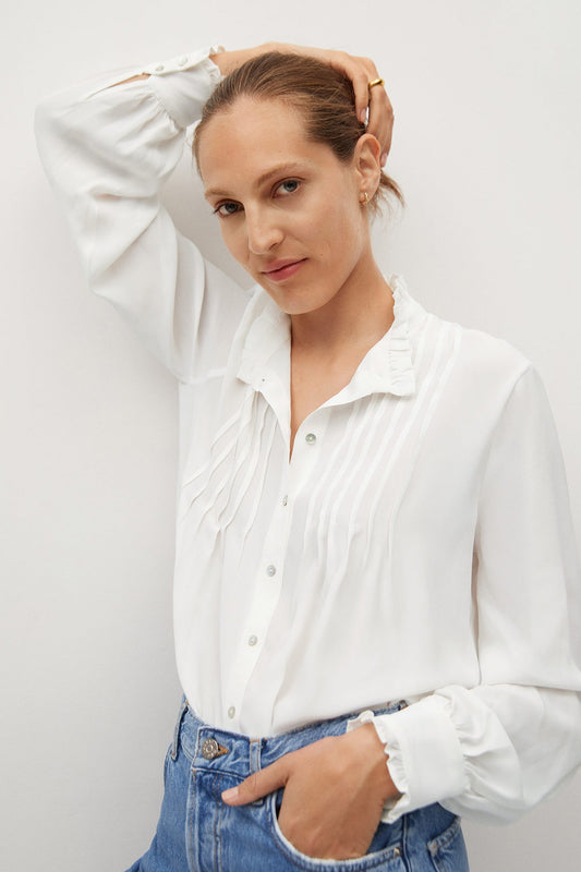 Pin Tuck Detail Blouse