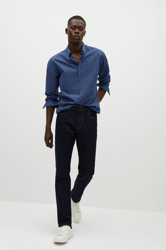Slim Fit Gingham Check Shirt
