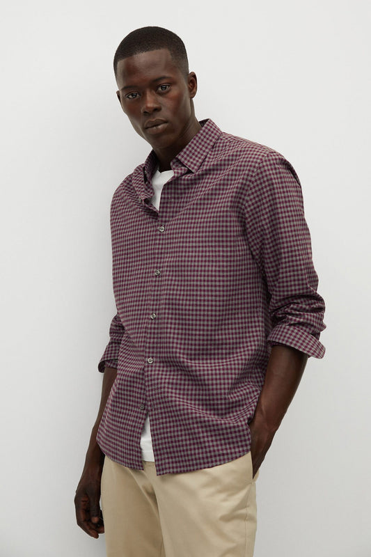 Slim Fit Gingham Check Shirt