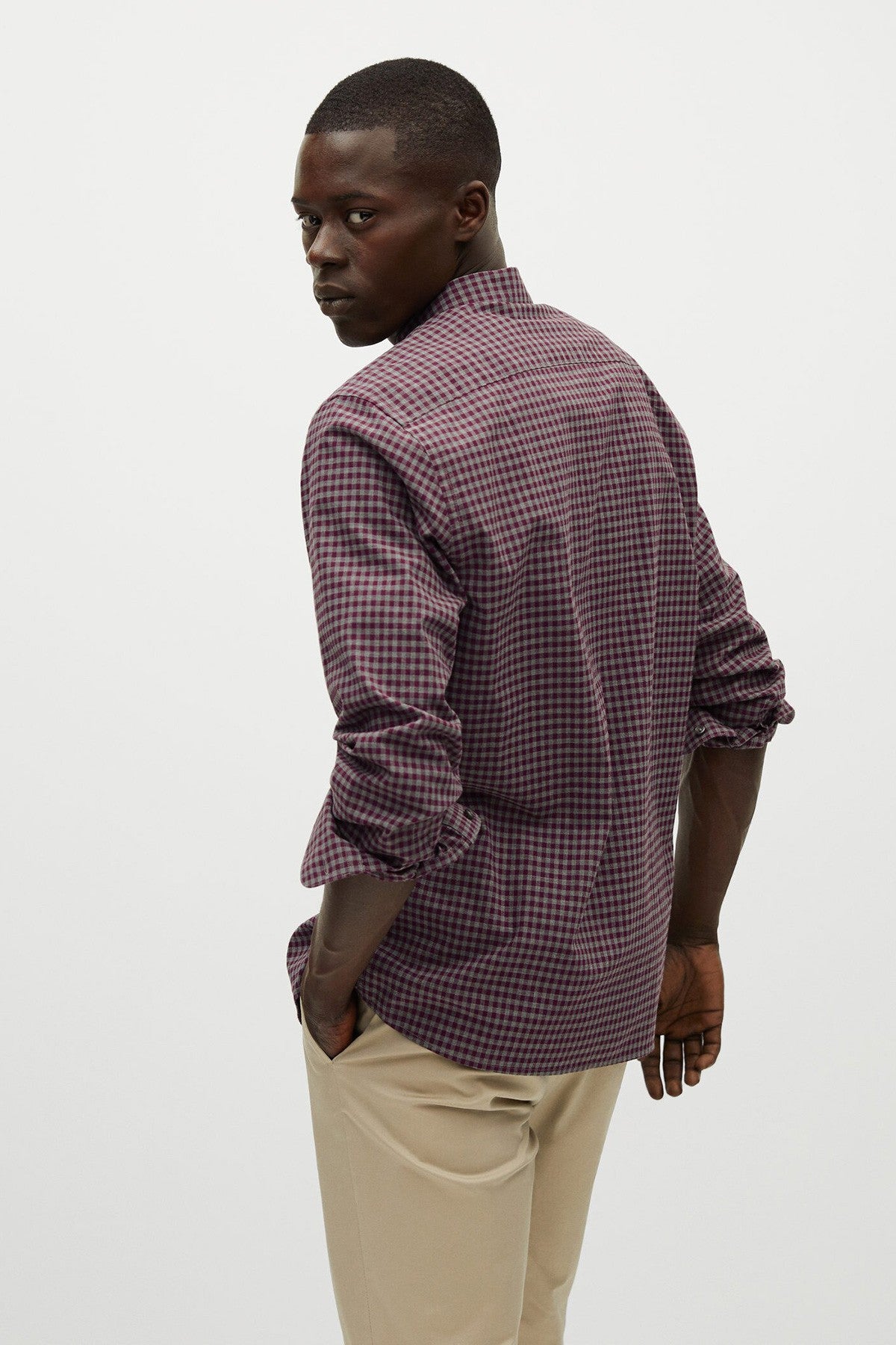 Slim Fit Gingham Check Shirt