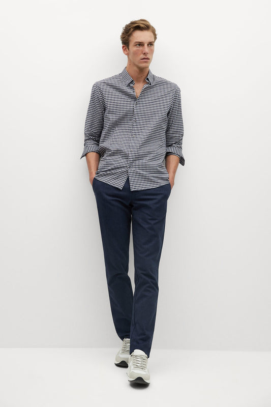 Slim Fit Gingham Check Shirt