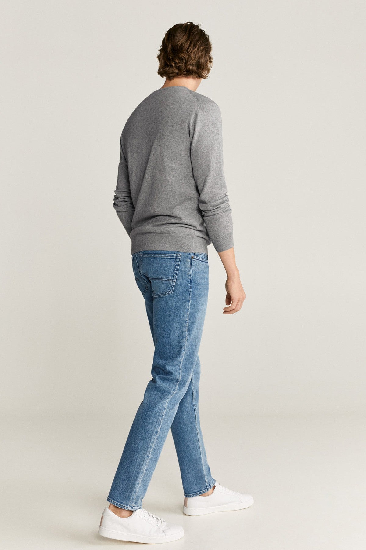 Textured Cotton Cashmere-Blend Sweater