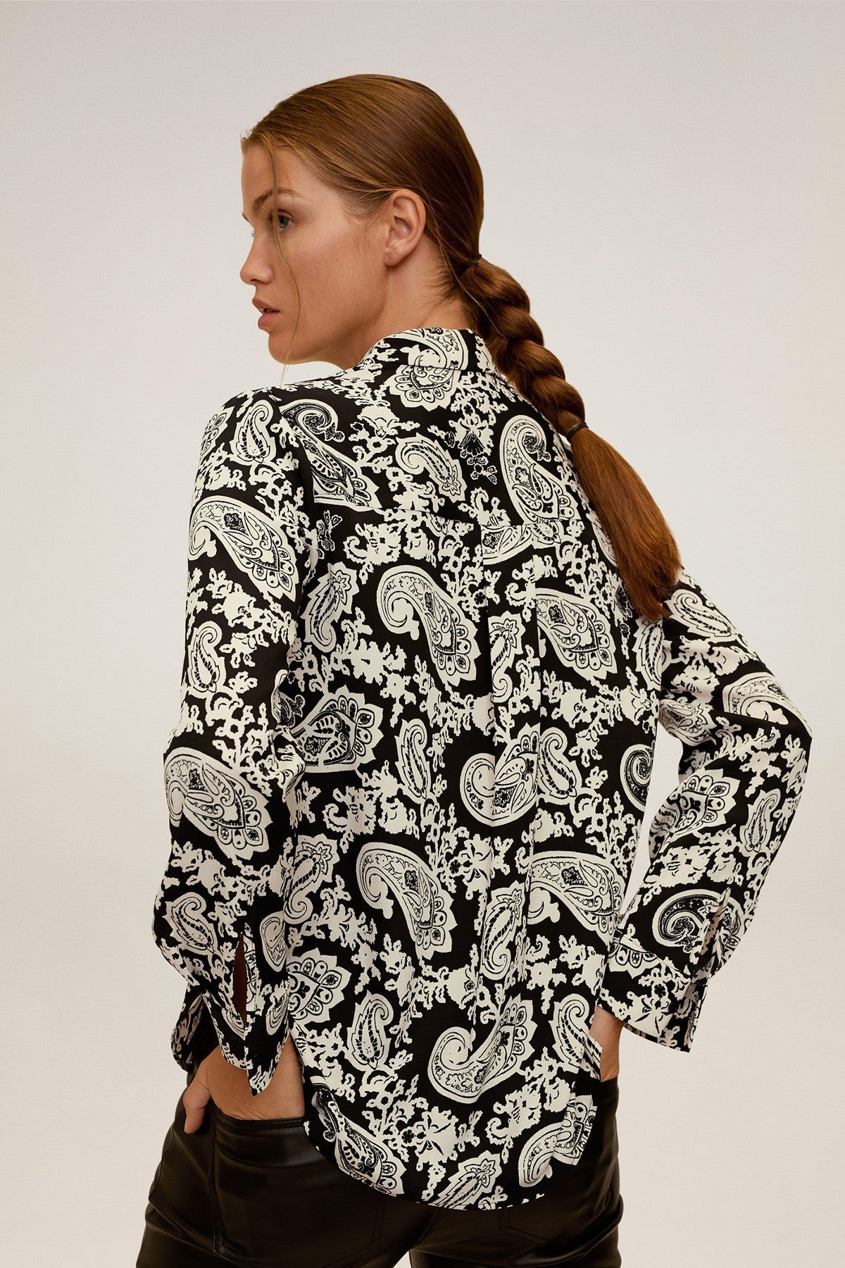 Printed Flowy Shirt