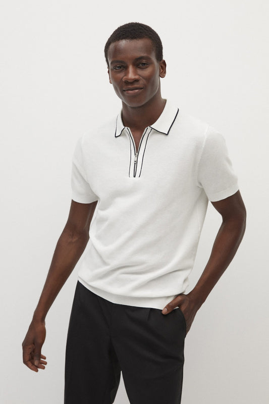 Contrast Trim Polo Shirt