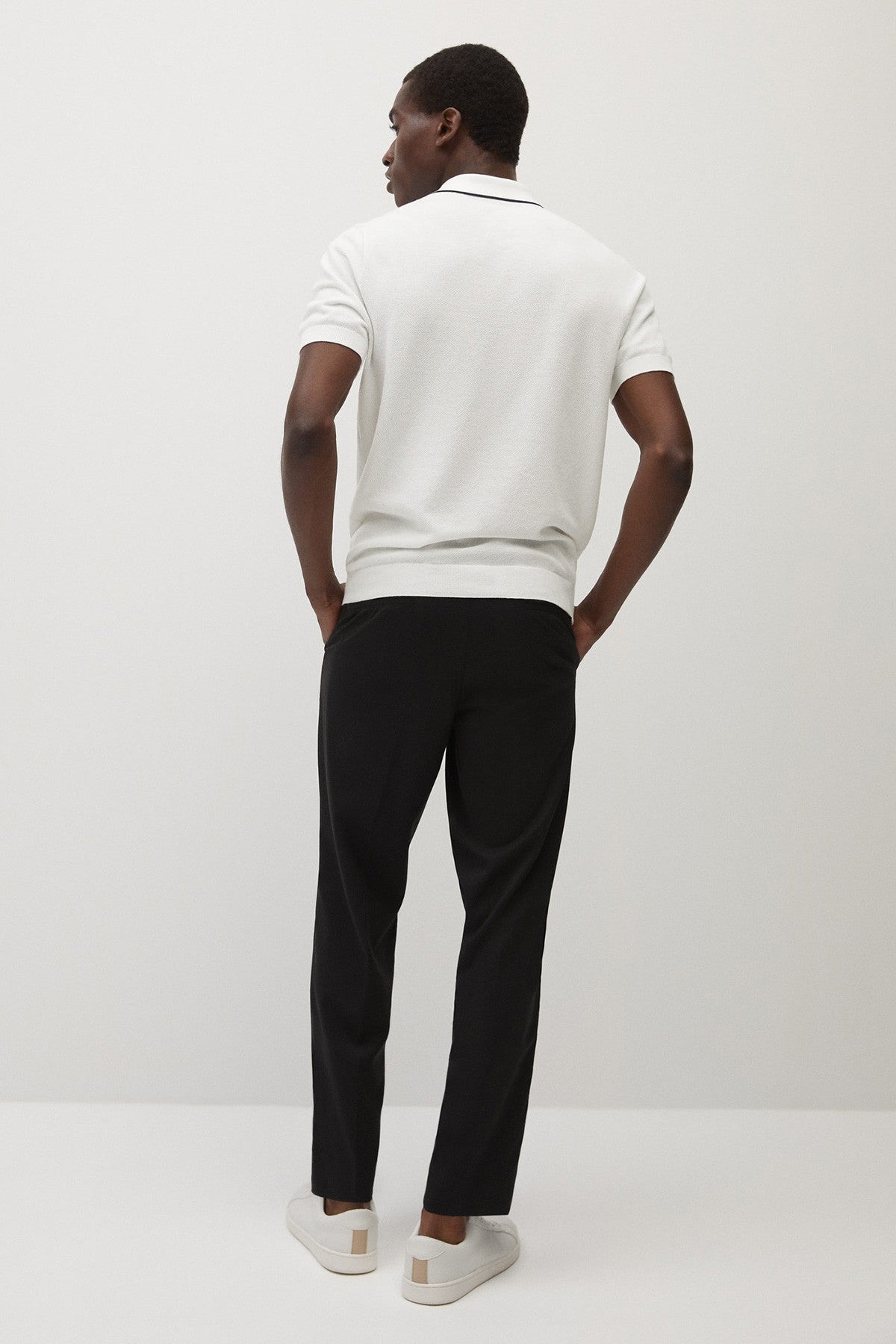 Contrast Trim Polo Shirt